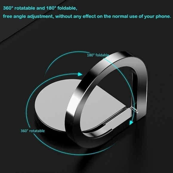 Phone Ring holder Metallic Rain Drop Phone Kickstand Phone Grip - Picture 5 of 8